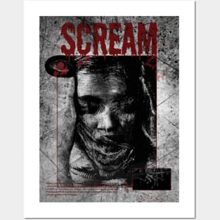 Horror SCREAM Posters and Art